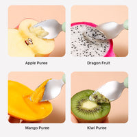 Fruit Scraper Double Head Food Spoon
